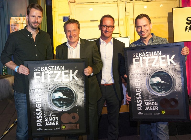 Audible und Lübbe Audio erhalten Goldene Schallplatte für Passagier 23